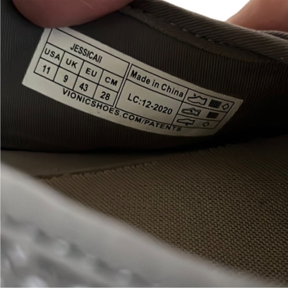 EUC Vionic Jessica Il Sneakers Grey Size 11 - Picture 8 of 9